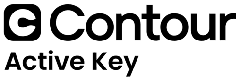 Logo eines Unternehmens in einfacher, klarer Schrift, begleitet von einem stilisierten Symbol.